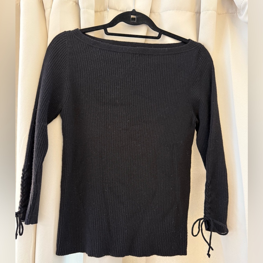 Saks Fifth Avenue Black Sweater